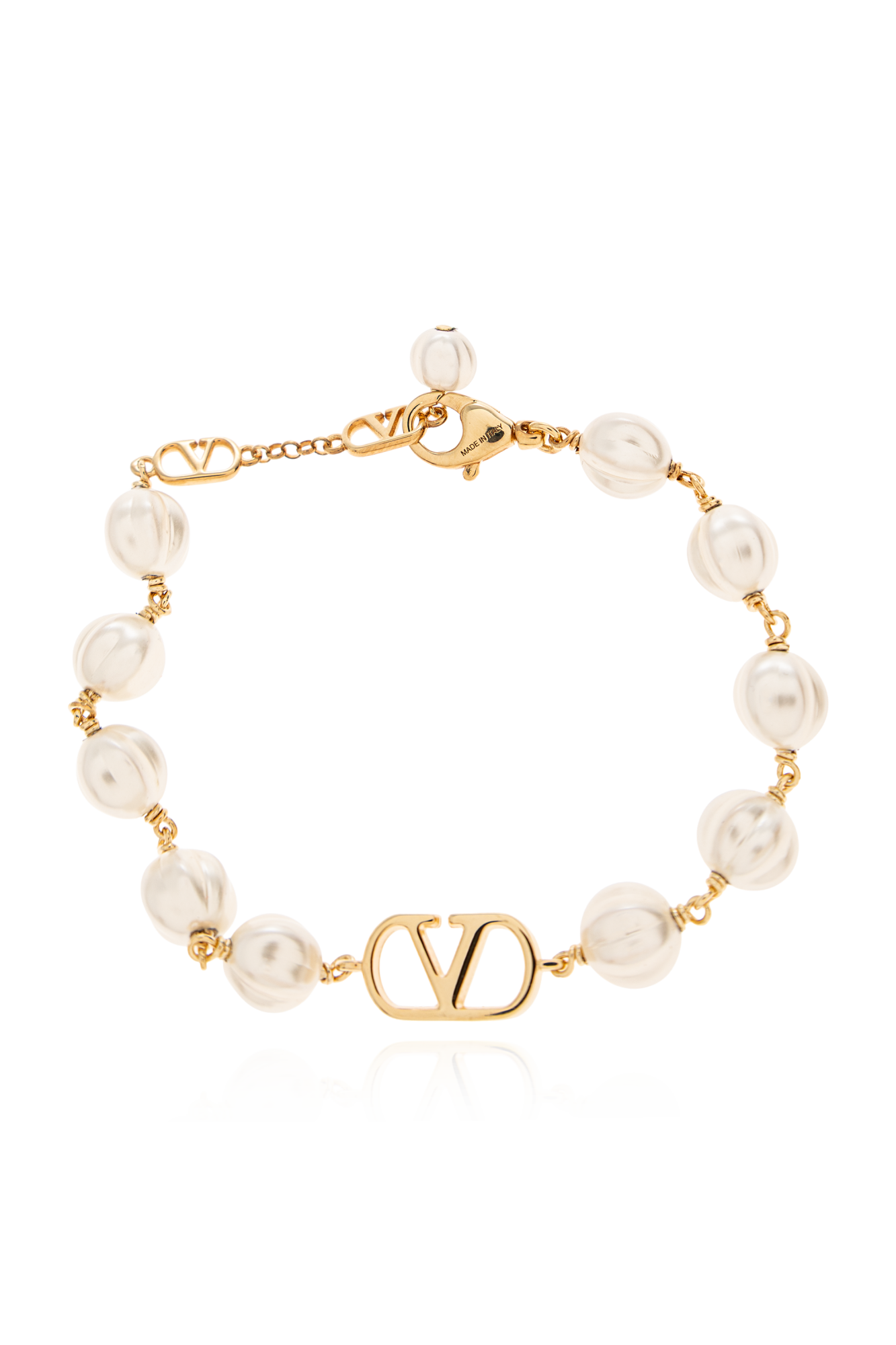Valentino Garavani Bracelet with glass pearls | Women's | Vitkac